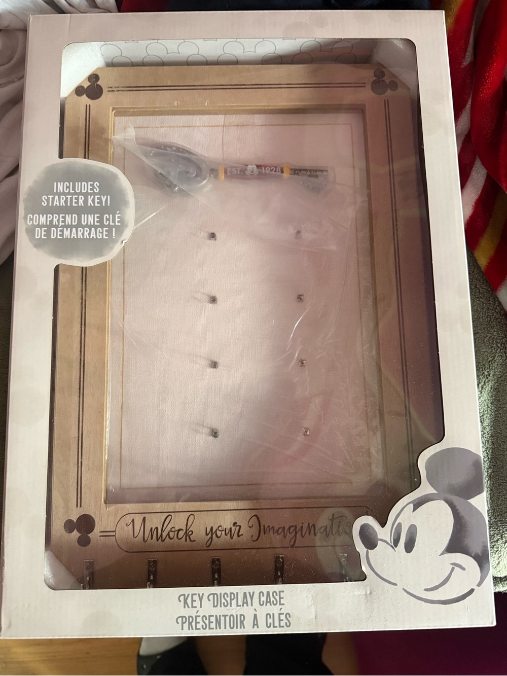 Disney store Key Display Case with Starter Key